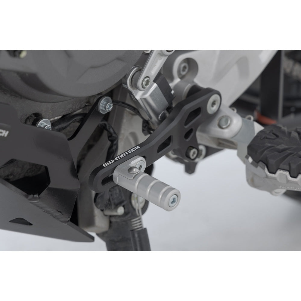 SW-Motech SW-FSC2299510000 Gear Lever Black/Silver for Ducati DesertX 22-Up/DesertX Rally 23-Up