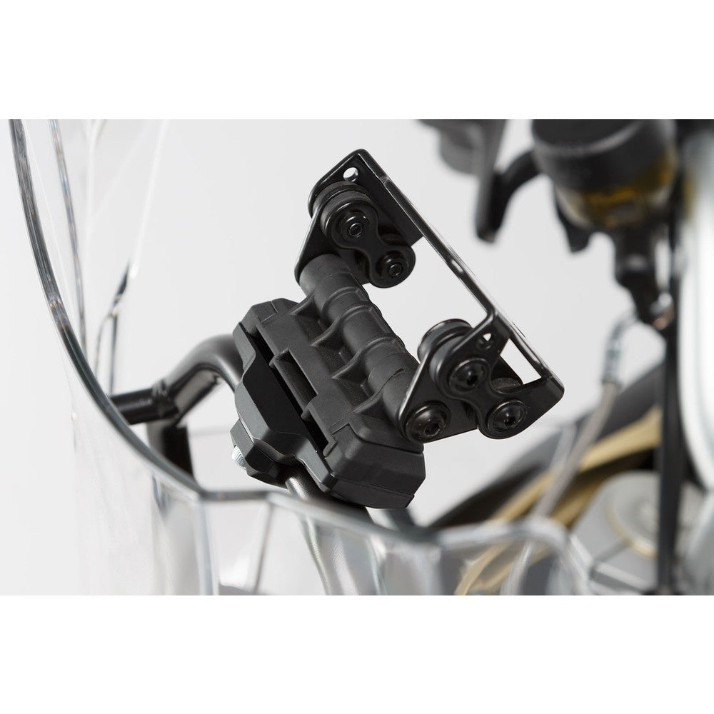 SW-Motech SW-GPS0064610601-B GPS Mount Black for 13/16mm Crossbar Tube