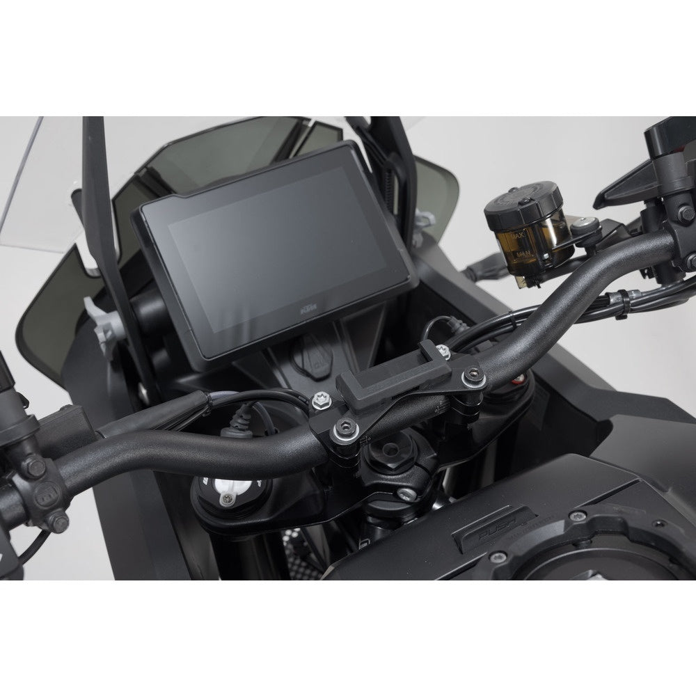 SW-Motech SW-GPS0464610100-B GPS Handlebar Mount Black for KTM 1290 Super Adventure 21-Up