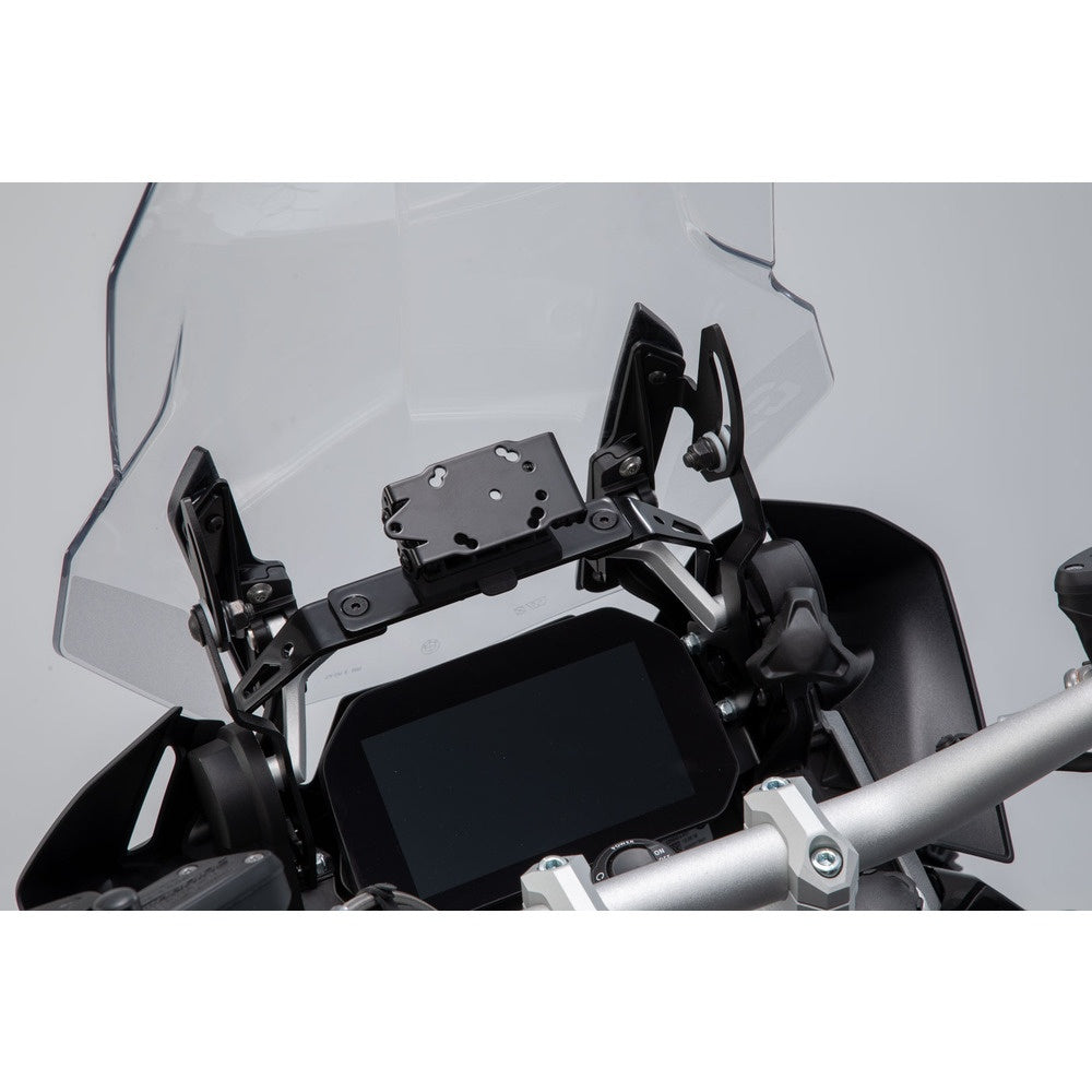 SW-Motech SW-GPS0764611000-B GPS Cockpit Mount Black for BMW R 1200 GS 12-18/R 1250 GS 18-Up