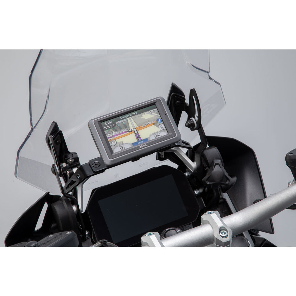 SW-Motech SW-GPS0764611000-B GPS Cockpit Mount Black for BMW R 1200 GS 12-18/R 1250 GS 18-Up