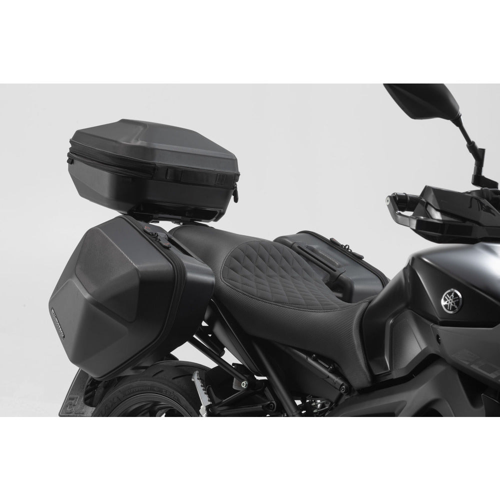 SW-Motech SW-GPT0529960000-B URBAN ABS Black Top Case System for Suzuki GSF 600 Bandit 00-04/GSF 650 Bandit 04-16/GSX 650 F 07-16/GSF 1200 Bandit 00-06/GSF 1250 Bandit 06-16/GSX 1250 F ABS 09-Up/GSX 1400 01-06