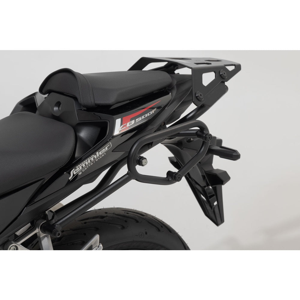 SW-Motech SW-HTA0192410000 SLC Left Side Carrier Black for Honda CB500F/CBR500R 18-Up