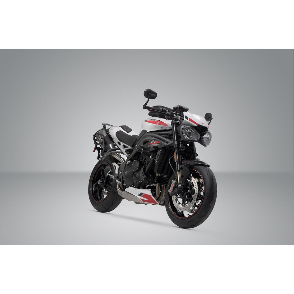 SW-Motech SW-HTA1190112000 SLC Left Side Carrier Black for Triumph Speed Triple 1050 18-Up