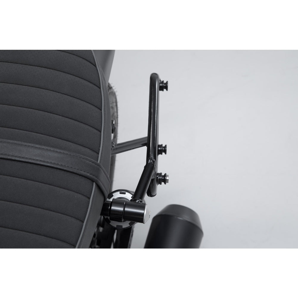 SW-Motech SW-HTA1779710001 SLC Left Side Carrier Black for Moto Guzzi V9 Roamer/V9 Bobber 15-Up