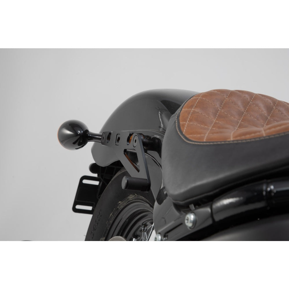 SW-Motech SW-HTA1868210100 SLH Right Side Carrier Black for Harley-Davidson Softail Street Bob/Slim/Standard 20-Up