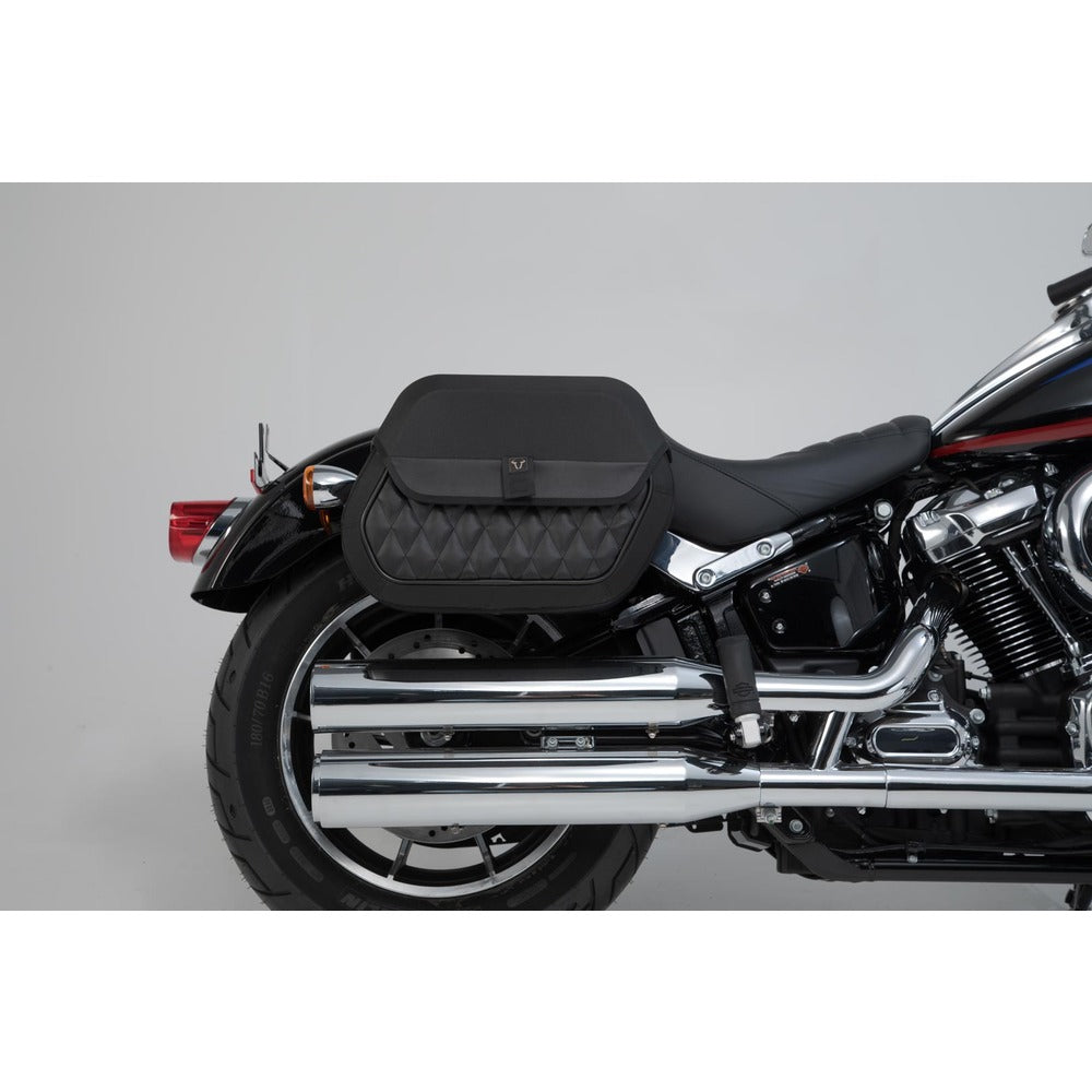 SW-Motech SW-HTA1868211200 SLH Right Side Carrier Black for Harley-Davidson Softail Low Rider/Low Rider S 17-Up