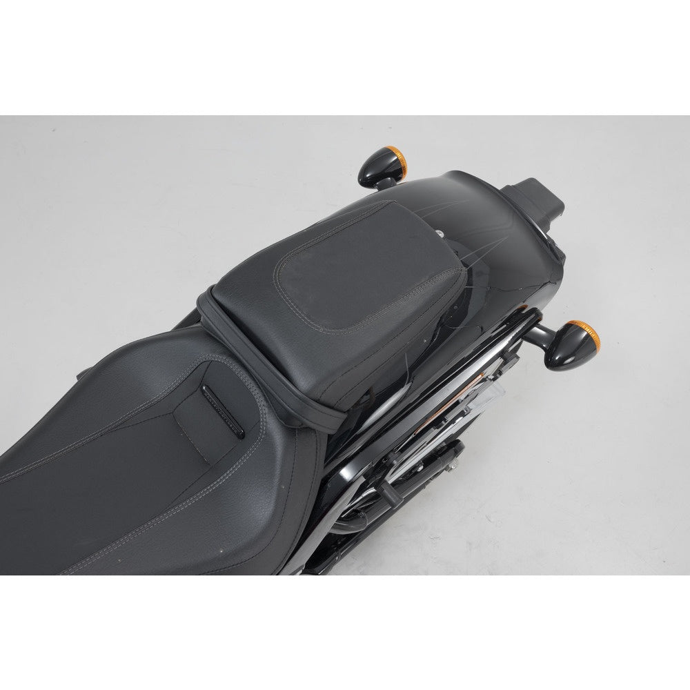 SW-Motech SW-HTA1868211500 SLH Left Side Carrier Black for Harley-Davidson Softail Fat Boy/Fat Boy S/Breakout/Breakout S 17-Up