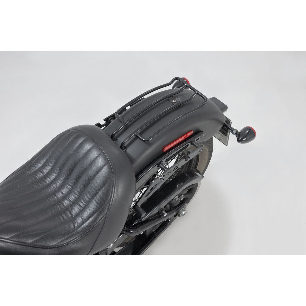 SW-Motech SW-HTA1868211700 SLH Left Side Carrier Black for Harley-Davidson Softail Slim 12-17
