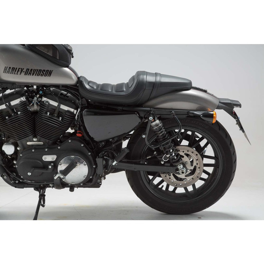 SW-Motech SW-HTA1876810001 SLC Left Side Carrier Black for Harley-Davidson Sportster 04-Up Models