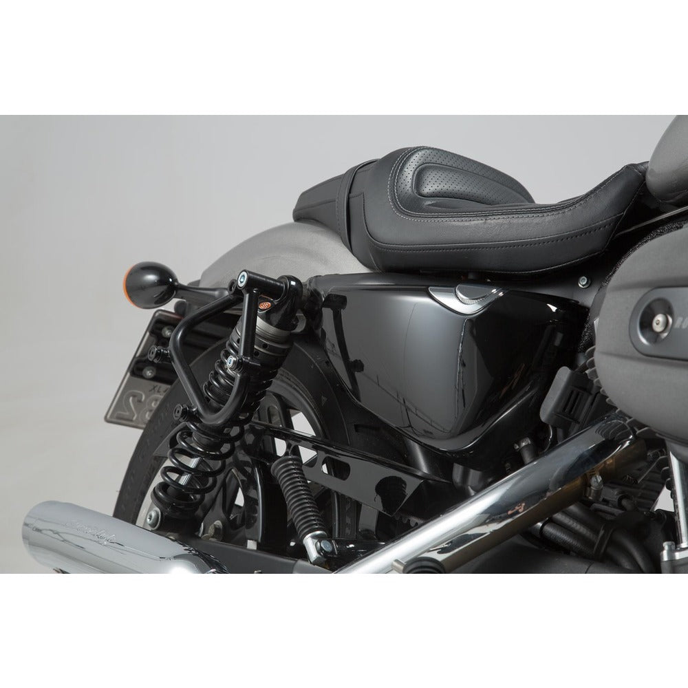 SW-Motech SW-HTA1876811001 SLC Right Side Carrier Black for Harley-Davidson Sportster 04-Up Models
