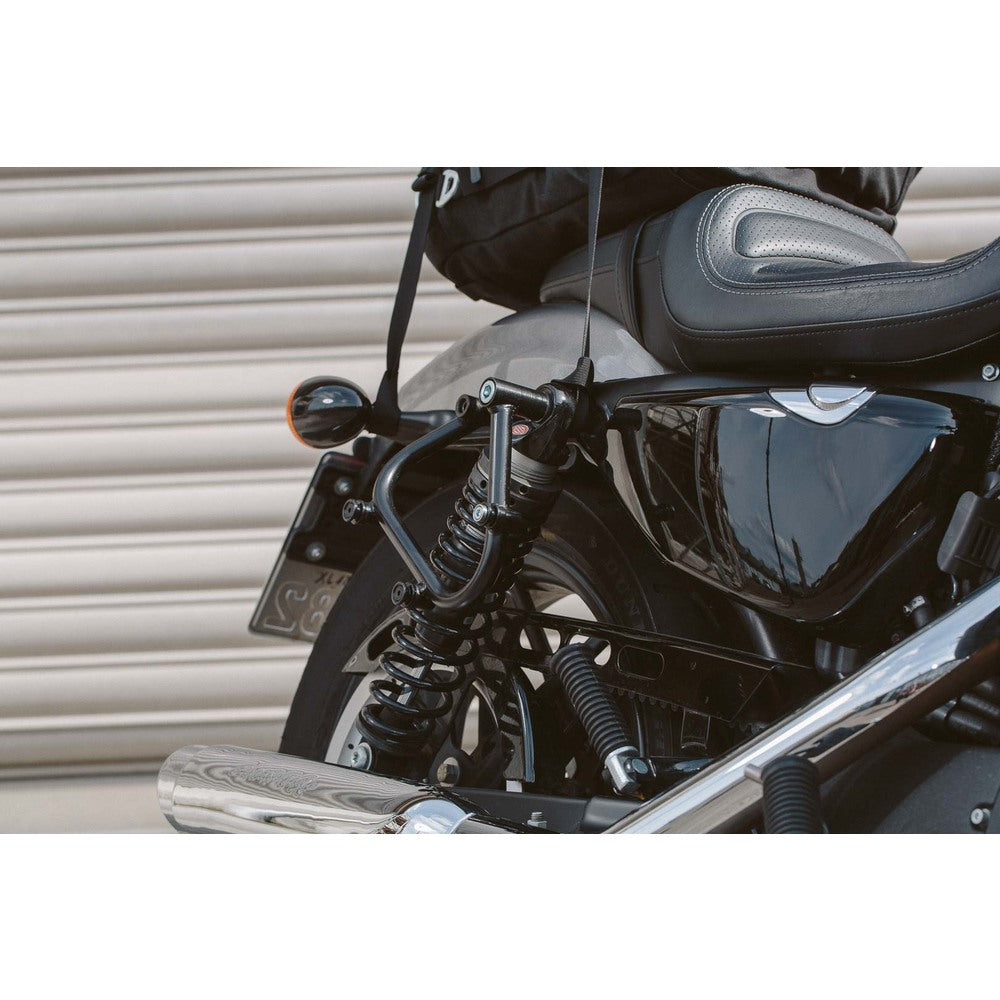 SW-Motech SW-HTA1876811001 SLC Right Side Carrier Black for Harley-Davidson Sportster 04-Up Models