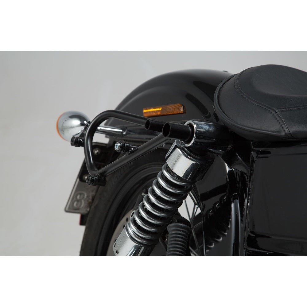 SW-Motech SW-HTA1879111000 SLC Right Side Carrier Black for Harley-Davidson Dyna 09-17 Models