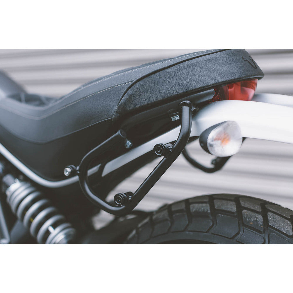 SW-Motech SW-HTA2257710003 SLC Left Side Carrier Black for Ducati Scrambler 14-Up