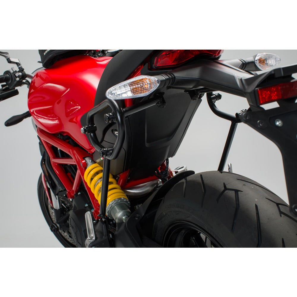 SW-Motech SW-HTA2288610000 SLC Left Side Carrier Black for Ducati Monster 797 16-Up