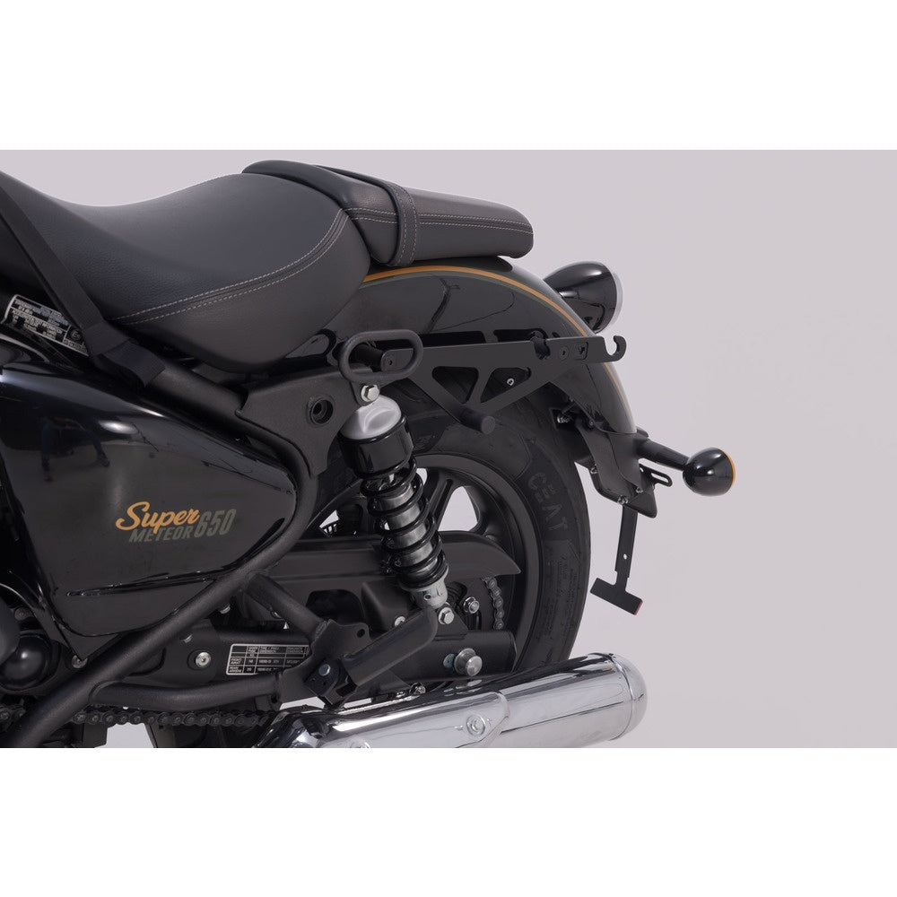 SW-Motech SW-HTA4106918001 SLH Left Side Carrier Black for Royal Enfield Super Meteor 650 22-Up