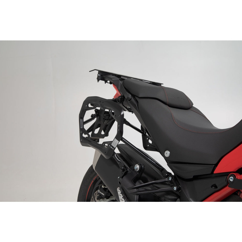 SW-Motech SW-KFT2211430000-B PRO Side Carriers Black for Ducati Multistrada V2/S 21-Up/Multistrada 950 16-Up/Multistrada 950 S 18-Up/Multistrada 1200 10-18/Multistrada 1200 S 15-17/Multistrada 1260 17-Up