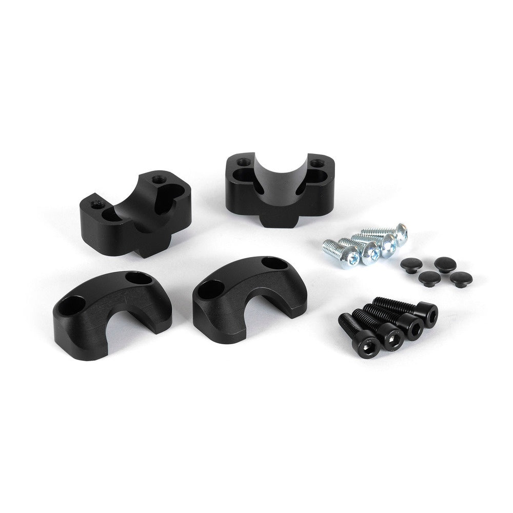 SW-Motech SW-LEH00039160-B 20mm Handlebar Converter Black (28mm Tapered Handlebar to 22mm Handlebar Mount)