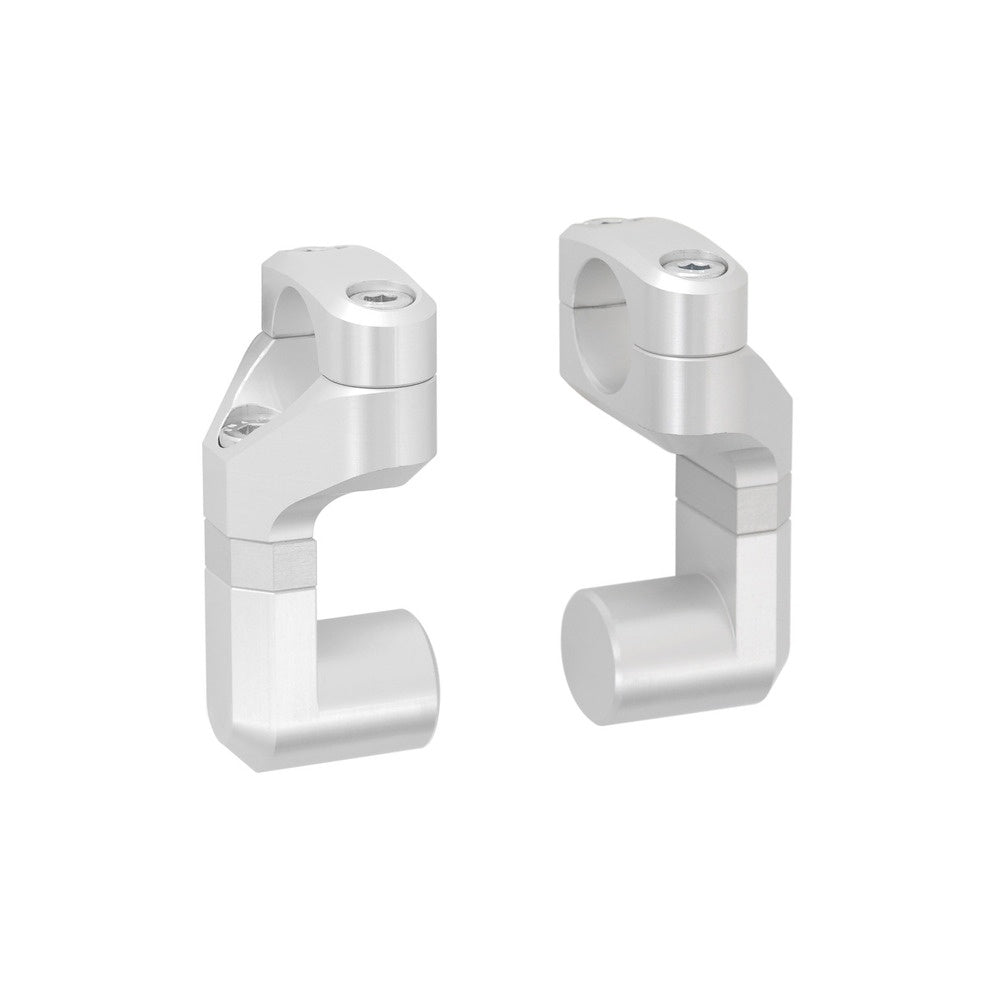 SW-Motech SW-LEH00039170-S Vario Bar Back Riser Silver for 22mm Handlebars