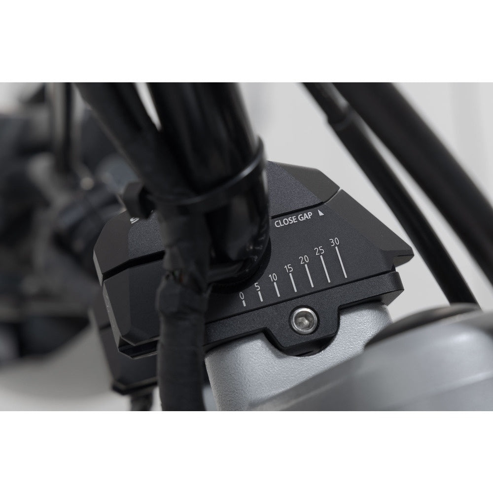 SW-Motech SW-LEH0003930000-B 25mm Bar Back Riser Black for 22mm Handlebars (with variable postion 5/10/15/20/25/30mm increments)