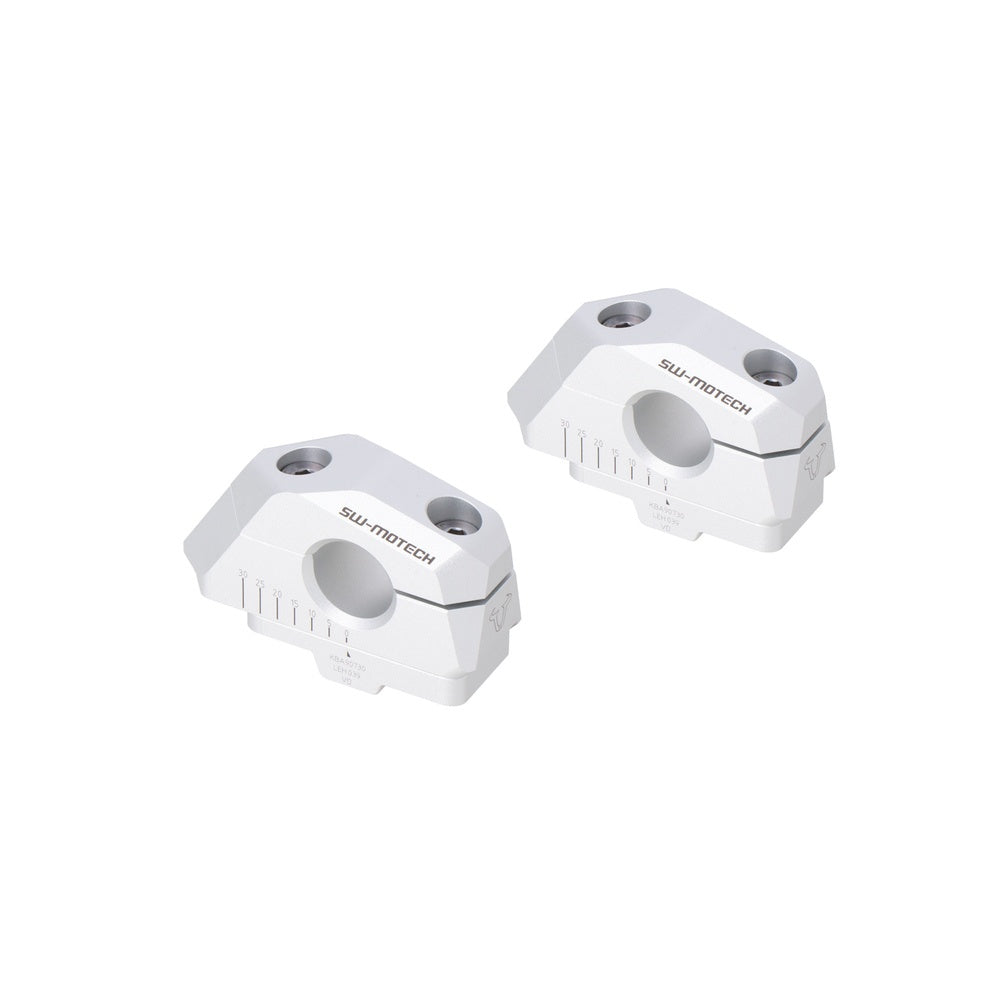 SW-Motech SW-LEH0003930100-S Variable Bar Back 22mm Handlebars w/offset Silver for BMW F 750 GS 17-Up/F 800 GS 23-Up