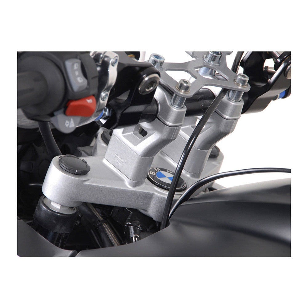 SW-Motech SW-LEH07039117-S Bar Risers 30mm Silver for BMW R 1200 GS/R 1200 GS Adventure 08-Up