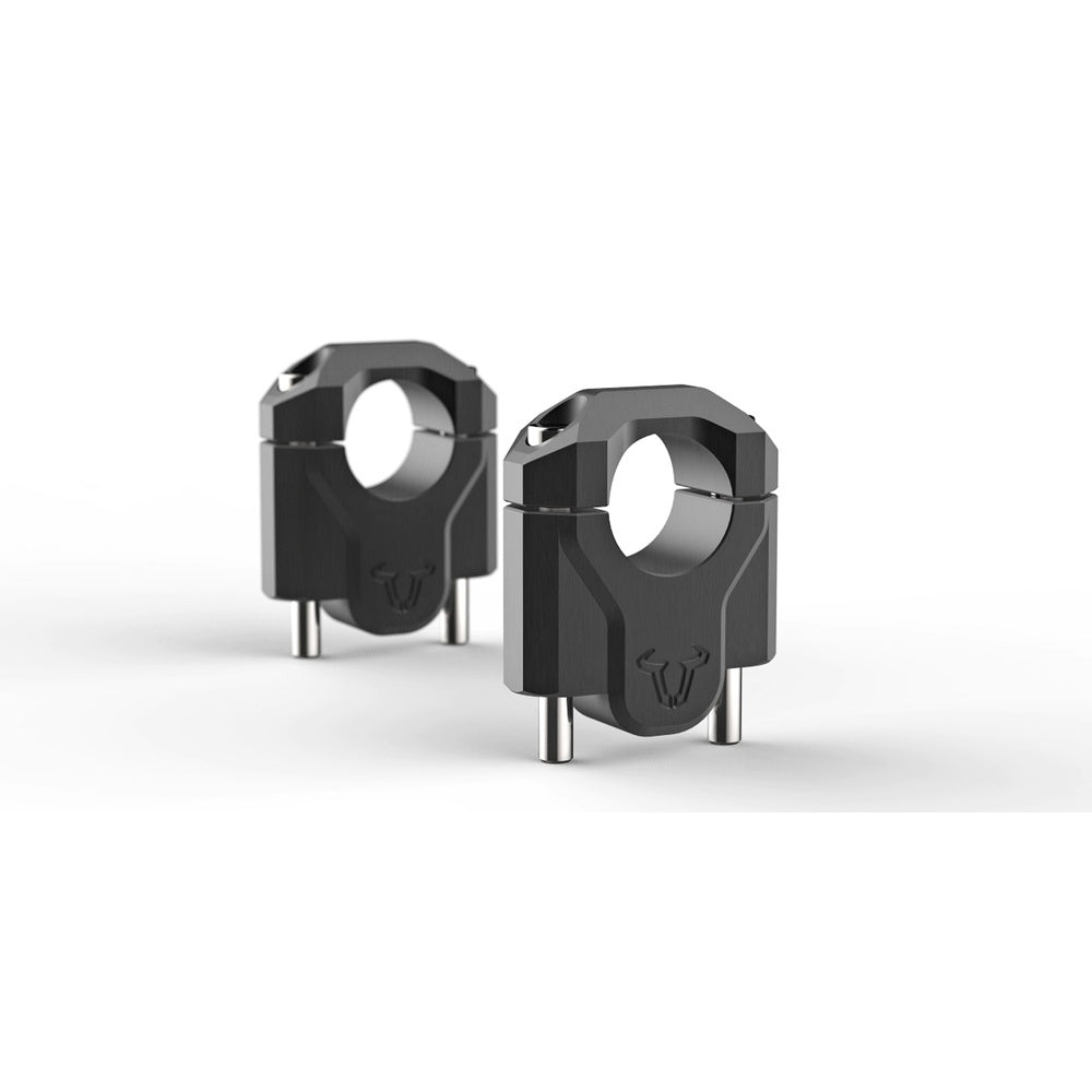 SW-Motech SW-LEH0703912401-B Bar Risers 40mm Black for BMW R 1200 GS 12-18/R 1250 GS 18-Up