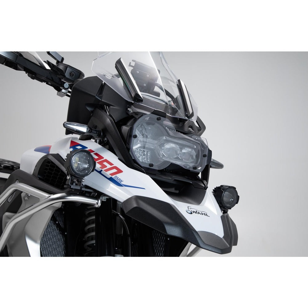 SW-Motech SW-LPS0778610001-B Headlight Guard Black for BMW R 1200 GS 12-Up/R 1250 GS 18-Up