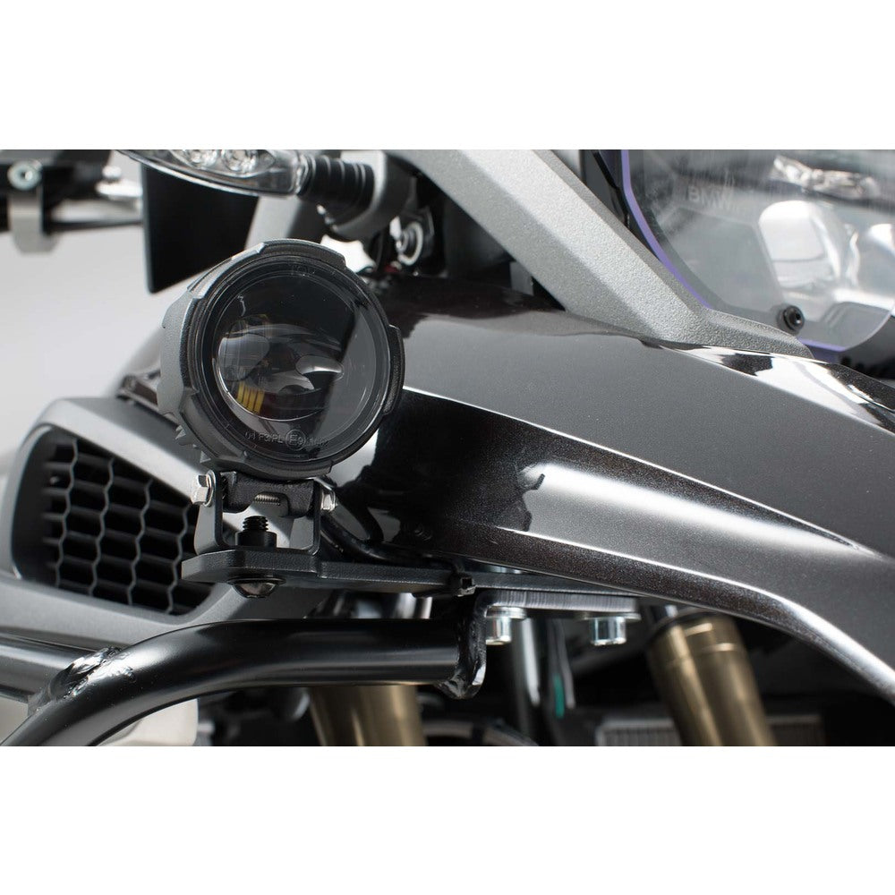 SW-Motech SW-NSW0700420000-B Light Mounts Black for BMW R 1200 GS 12-18/R 1250 GS 21-Up