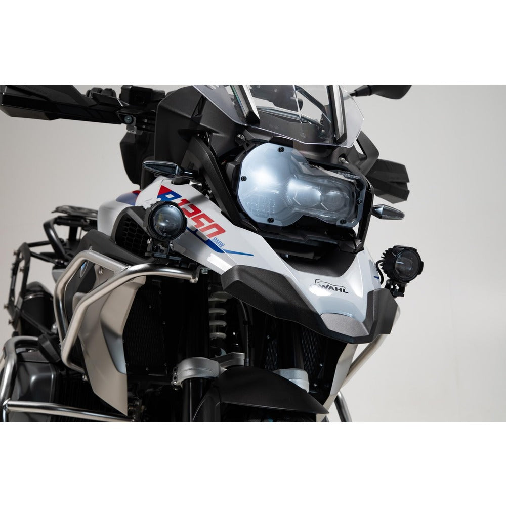 SW-Motech SW-NSW0700451400-B EVO Fog Light Kit Black for BMW R 1200 GS 12-18/R 1250 GS 18-Up