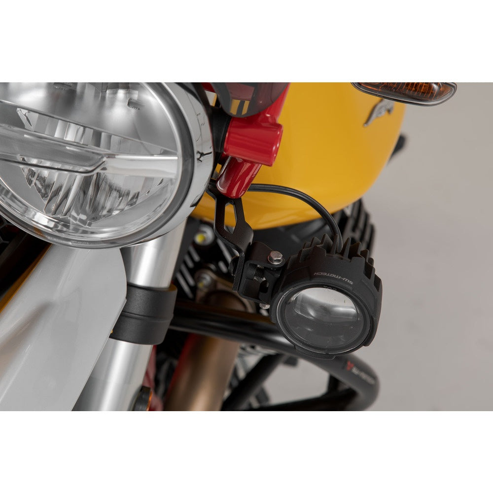 SW-Motech SW-NSW1792551000-B EVO Fog Light Kit Black for Moto Guzzi V85 TT 19-Up