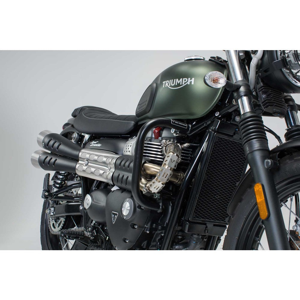 SW-Motech SW-SBL1188410000-B Crash Bars Black for Triumph Scrambler 900 22-Up/Street Scrambler/Bonneville Bobber 16-Up/Bonneville Speedmaster 20-Up