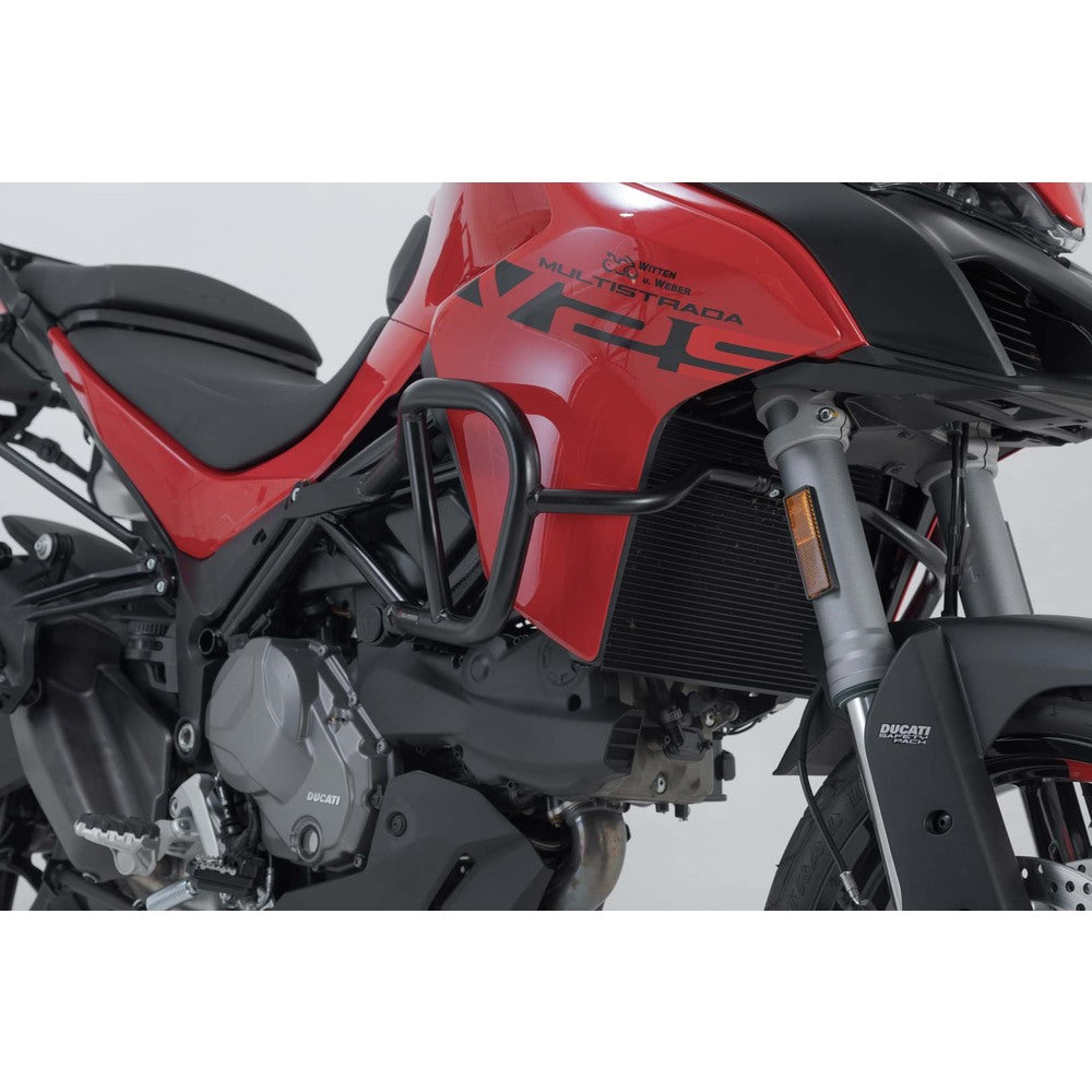 SW-Motech SW-SBL2258410001-B Crash Bars Black for Ducati Multistrada 1200 16-18/Multistrada 1260 17-Up/Multistrada 950 16-Up/Multistrada V2 21-Up