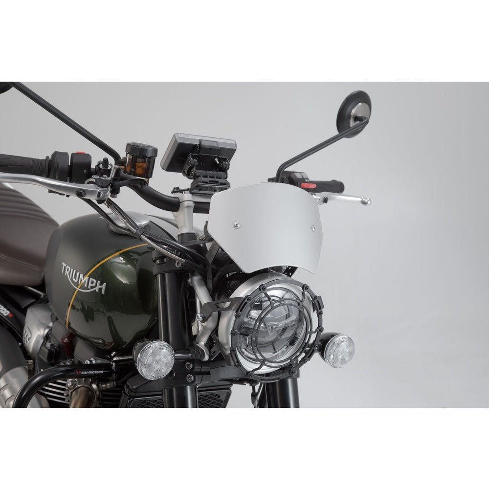 SW-Motech SW-SCT1192910000-S Windscreen Silver for Triumph Scrambler 1200 XC/Scrambler 1200 XE 18-Up