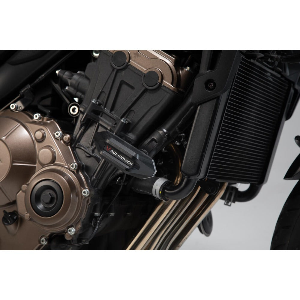 SW-Motech SW-STP0159010900-B Frame Slider Kit Black for Honda CB650R 18-Up