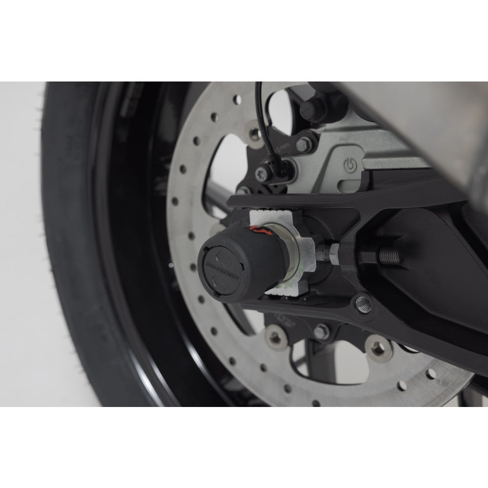 SW-Motech SW-STP0417610701-B Rear Axle Slider Set Black for KTM 1050 Adventure 14-Up/1090 Adventure 16-21/1190 Adventure 13-Up/1290 Super Adventure 14-Up/R/S/T 16-Up
