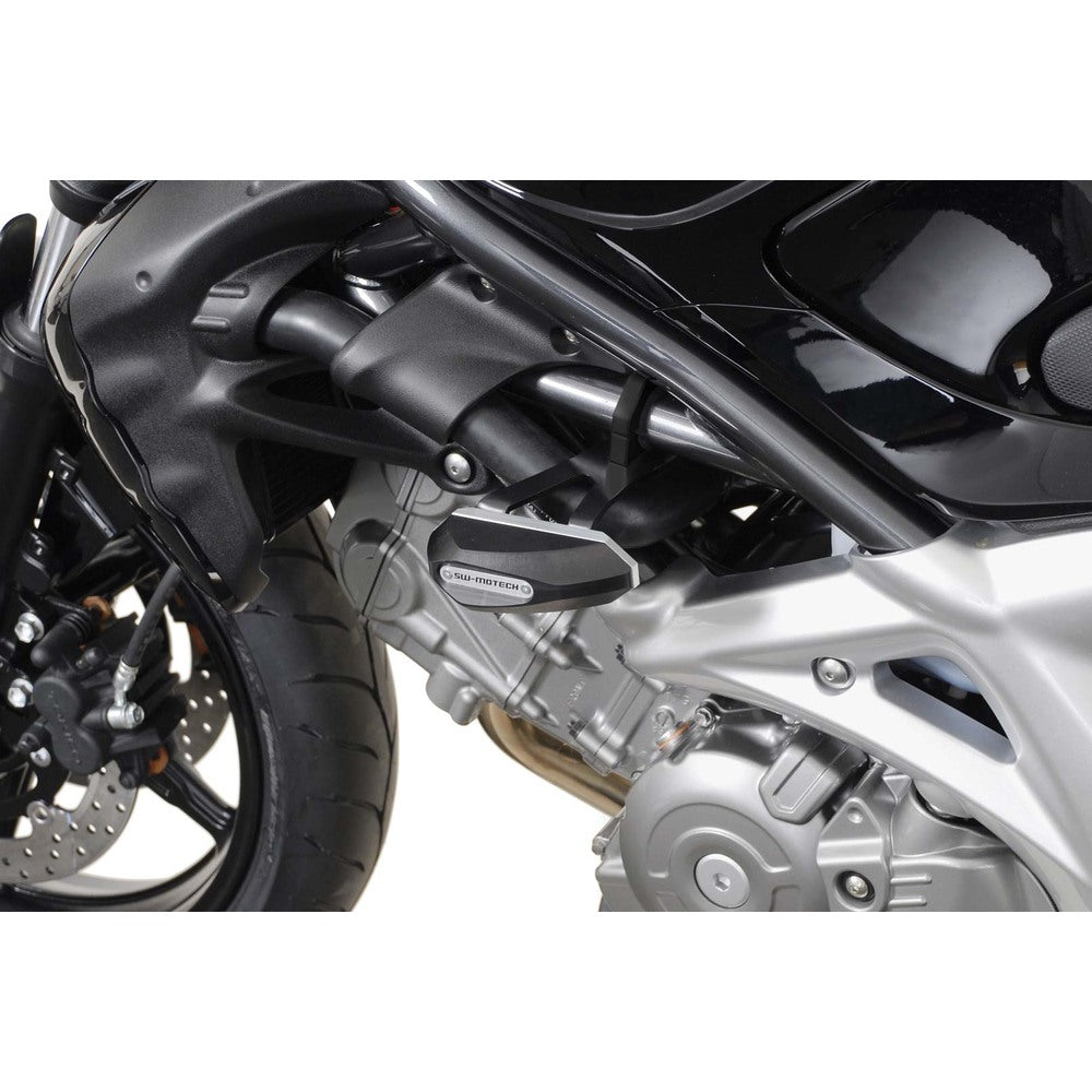 SW-Motech SW-STP0559010000-B Frame Slider Kit Black for Suzuki SFV 650 Gladius 09-16/SV650 ABS 15-Up/SV650X 18-Up