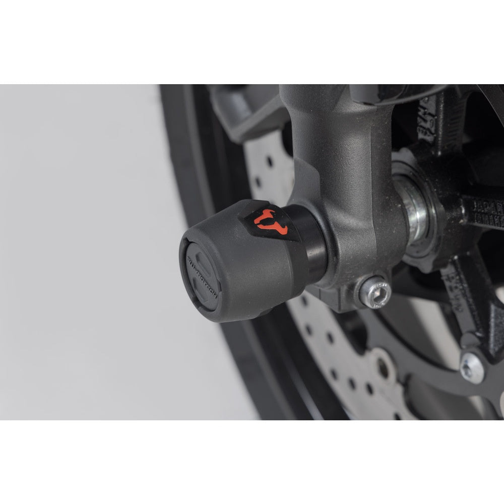 SW-Motech SW-STP0617610001-B Front Axle Slider Set Black for Yamaha MT-09 20-24/XSR 900 21-23/XT 1200 Z 10-21
