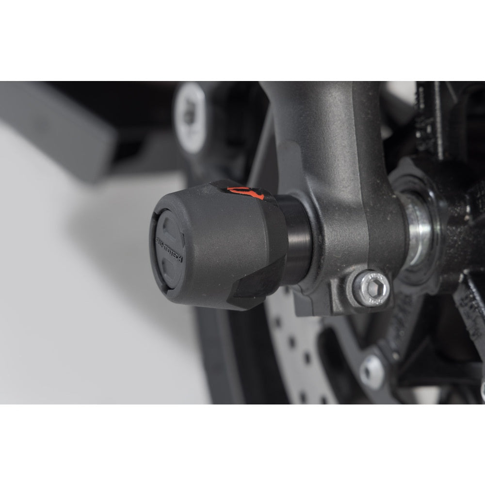 SW-Motech SW-STP0617610001-B Front Axle Slider Set Black for Yamaha MT-09 20-24/XSR 900 21-23/XT 1200 Z 10-21