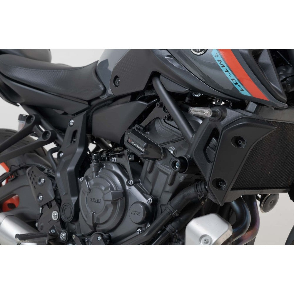 SW-Motech SW-STP0659011101-B Frame Slider Kit Black for Yamaha MT-07 13-Up/MT-07 Tracer 16-Up/MT-07 MotoCage 15-Up