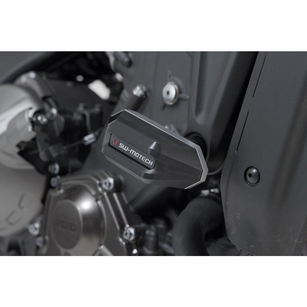 SW-Motech SW-STP0659011200-B Frame Slider Kit Black for Yamaha MT-09/MT-09 SP/Tracer 9/Tracer 9 GT 20-Up/Tracer 9 GT+ 22-Up/XSR 900 21-Up