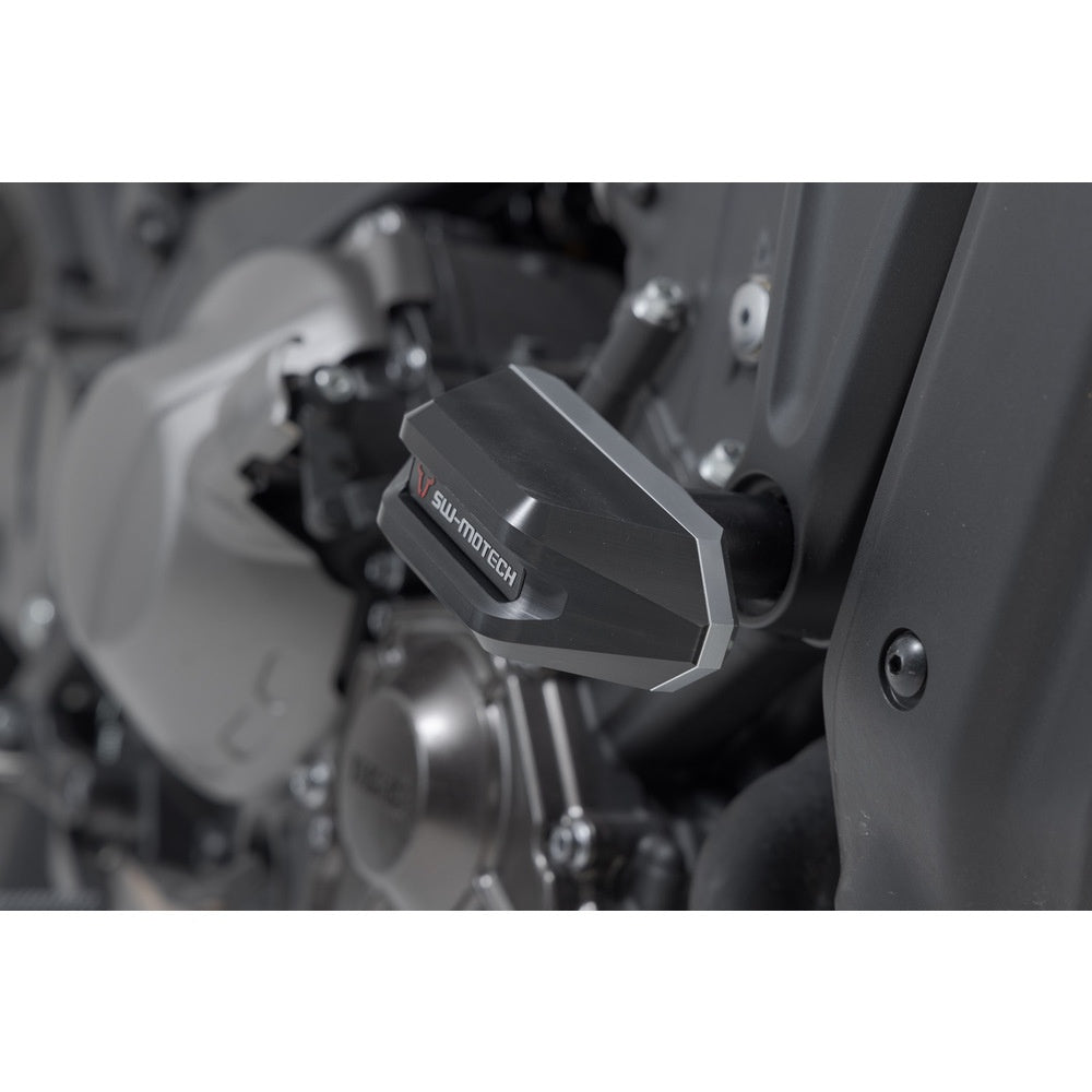 SW-Motech SW-STP0659011200-B Frame Slider Kit Black for Yamaha MT-09/MT-09 SP/Tracer 9/Tracer 9 GT 20-Up/Tracer 9 GT+ 22-Up/XSR 900 21-Up