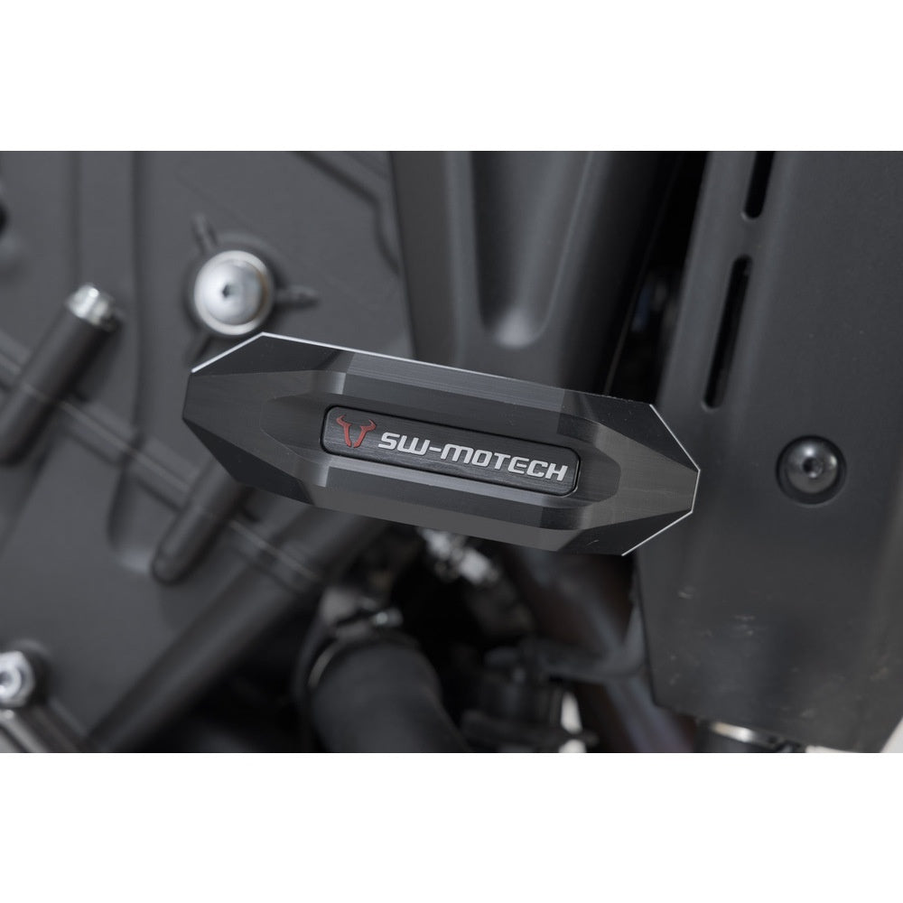 SW-Motech SW-STP0659011200-B Frame Slider Kit Black for Yamaha MT-09/MT-09 SP/Tracer 9/Tracer 9 GT 20-Up/Tracer 9 GT+ 22-Up/XSR 900 21-Up