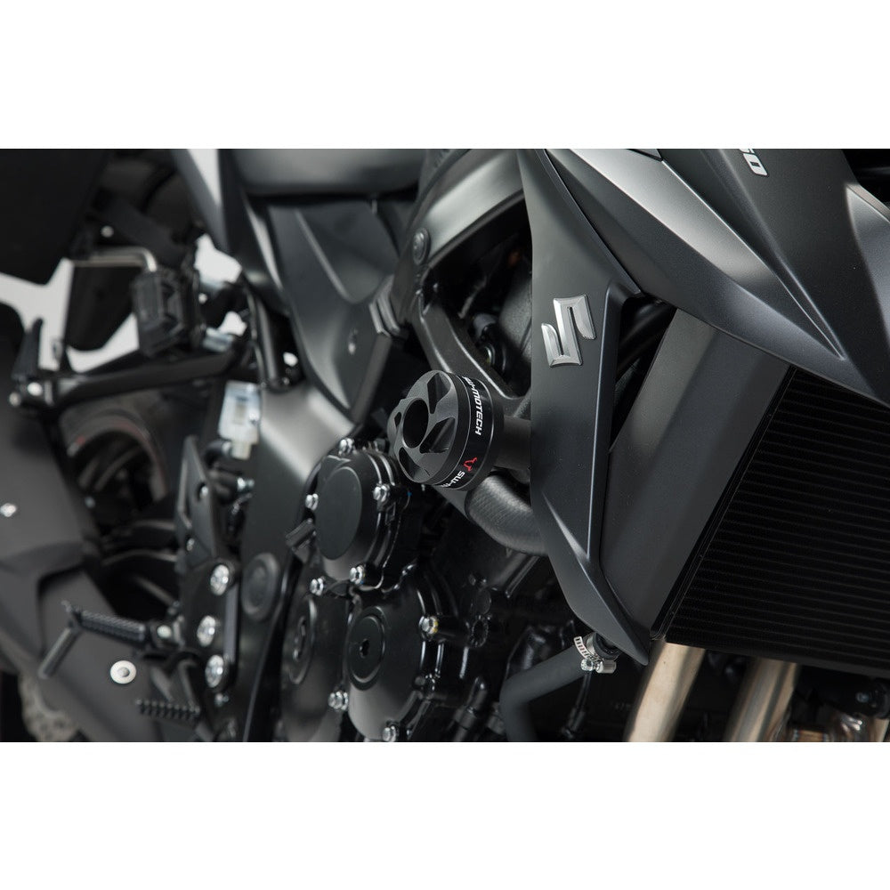 SW-Motech SW-STP0662710001-B Frame Slider Kit Black for Suzuki GSX-S 750 16-Up/Yamaha MT-03 21-Up/MT-03 ABS 16-Up