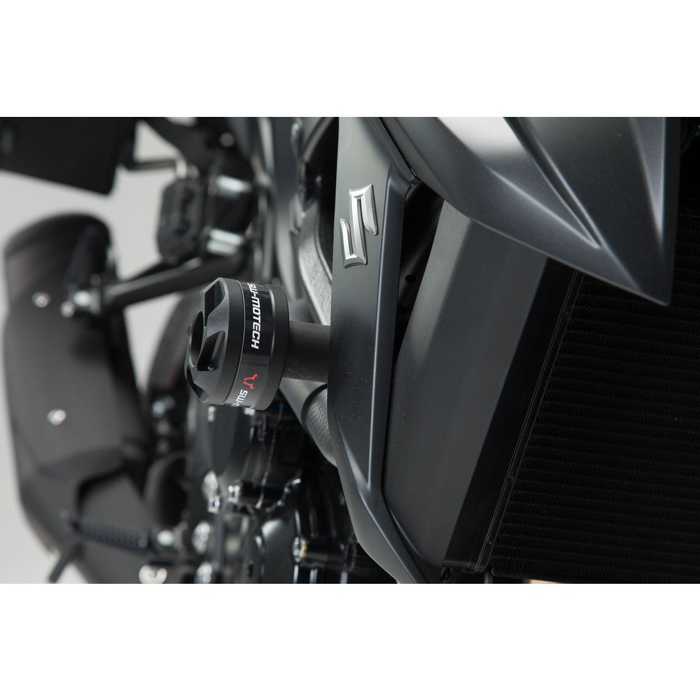 SW-Motech SW-STP0662710001-B Frame Slider Kit Black for Suzuki GSX-S 750 16-Up/Yamaha MT-03 21-Up/MT-03 ABS 16-Up