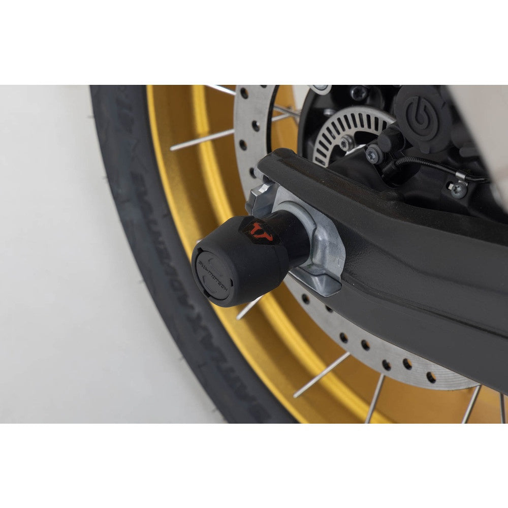 SW-Motech SW-STP0717610901-B Rear Axle Slider Set Black for BMW F 750 GS/F 850 GS 17-Up/F 900 R/F 900 XR 19-Up/M 1000 R 22-Up/S 1000 R 12-Up/S 1000 RR 15-Up