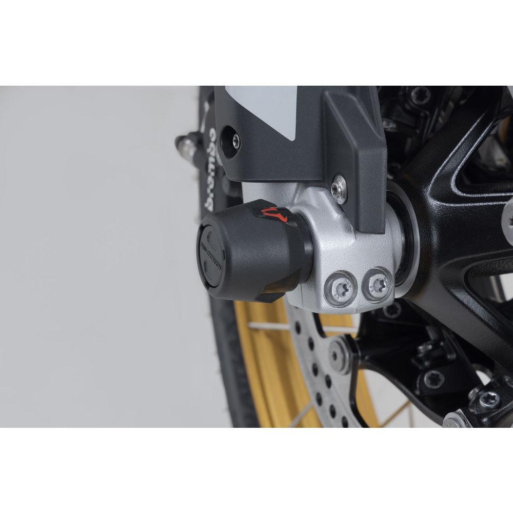 SW-Motech SW-STP0717611502-B Front Axle Slider Set Black for BMW F 750 GS/F 850 GS/F 850 GS Adventure 17-Up/F 900 R/F 900 XR 19-Up