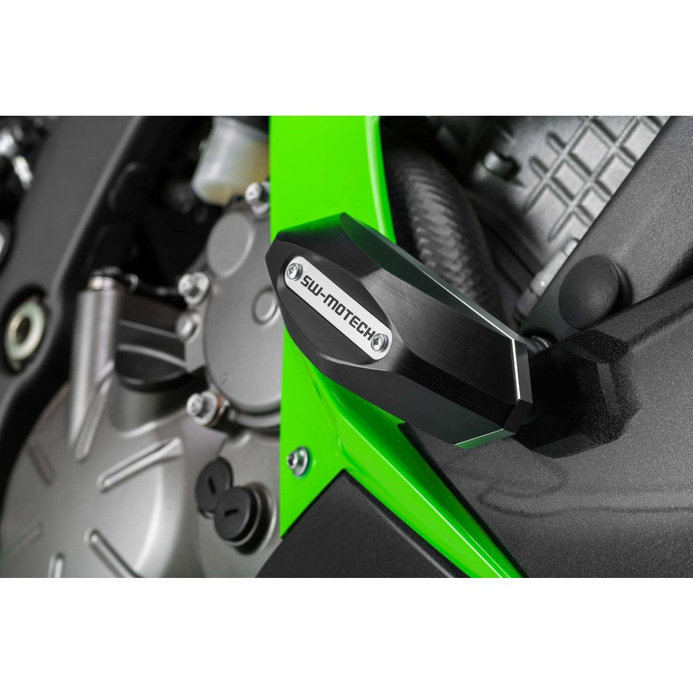 SW-Motech SW-STP0859011100-B Frame Slider Kit Black for Kawasaki Ninja ZX-6R 636 13-Up