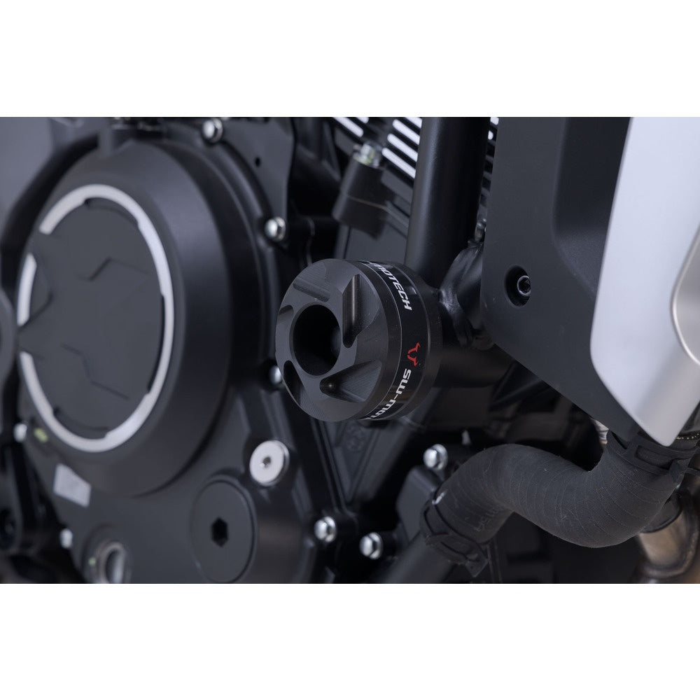 SW-Motech SW-STP1003310000-B Frame Slider Kit Black for CF Moto 700CL-X Heritage 22-Up