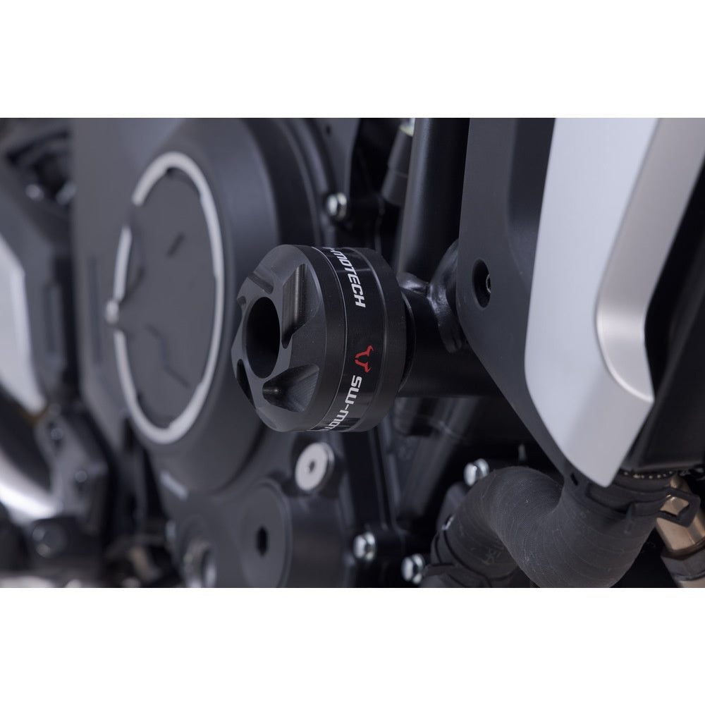 SW-Motech SW-STP1003310000-B Frame Slider Kit Black for CF Moto 700CL-X Heritage 22-Up